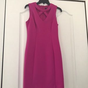 Fuchsia office dress
